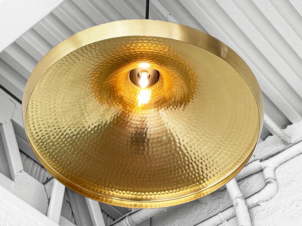 ◇ トムディクソン Tom Dixon ビート ワイドペンダント BEAT WIDE PENDANT ペンダントライト ブラス 定価 \97,000-_画像6