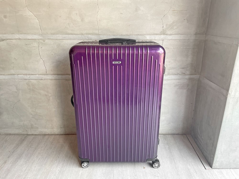 ♪ リモワ RIMOWA サルサ エアー SALSA AIR スーツケース キャリーバック ウルトラバイオレット 4輪 LLサイズ 91L TSAロック ドイツ_画像2