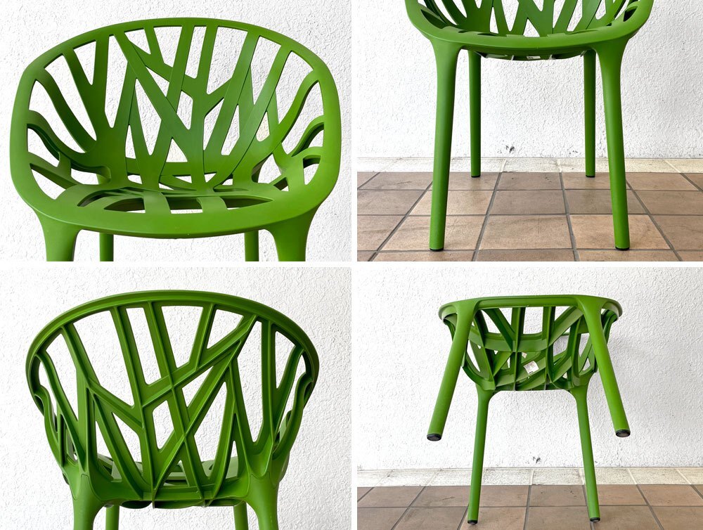 ◇ ヴィトラ Vitra ベジタルチェア Vegetal ダイニングチェア カクタスグリーン ロナン＆エルワン・ブルレック Ronan & Erwan Bouroullec A_画像7