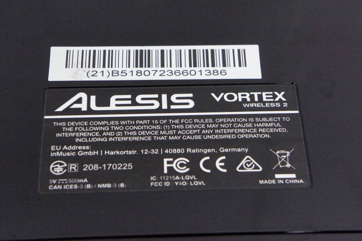 ALESIS アレシス VORTEX WIRELESS 2 ショルダーキーボードの画像5