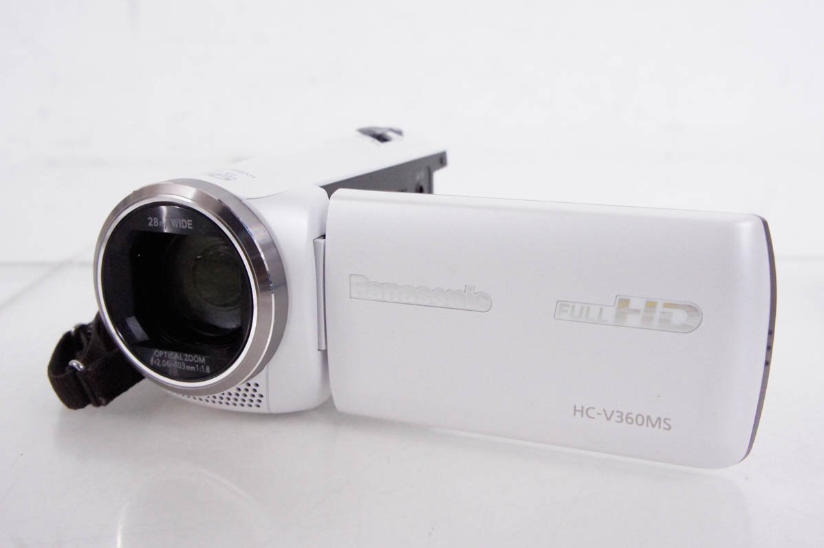 Panasonic パナソニック デジタルハイビジョンビデオカメラ HC-V360MS-W_画像1