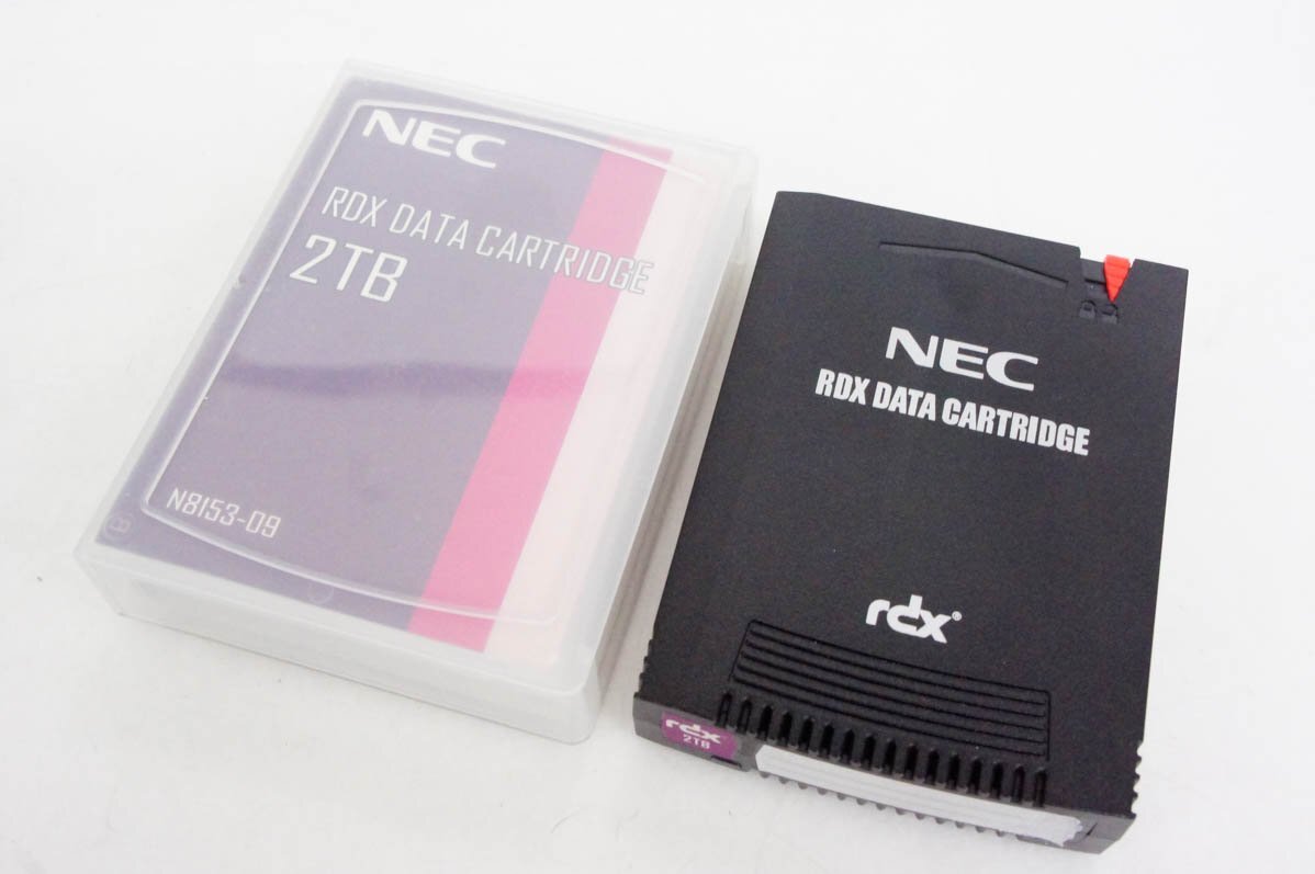 2 NEC RDX DATA CARTRIDGE 2TB データカートリッジ N8153-09の画像1