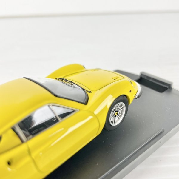 《現状品》Bang バン/1:43/FERRARI フェラーリ/DINO ディーノ/246 GT/HIGH QUALITY MODEL/イエロー/黄/ミニカー/GH06D12MC005_画像10