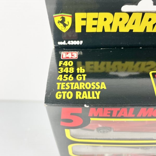《現状品》Bbrago ブラーゴ/1:43/FERRARISSME/フェラーリ/F40,348 tb,456 GT,テスタロッサ,GTO RALLY 他/ミニカー/まとめ/GH06D12MC011の画像2