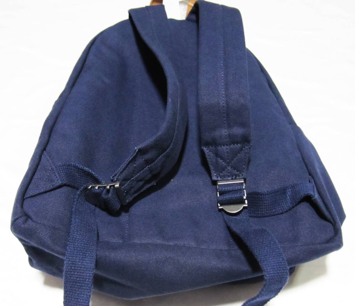 新品 POLO RALPH LAUREN 国内正規店品 ポロ ラルフローレン ネイビー 紺 ポロベア キャンバス バックパック リュックサック