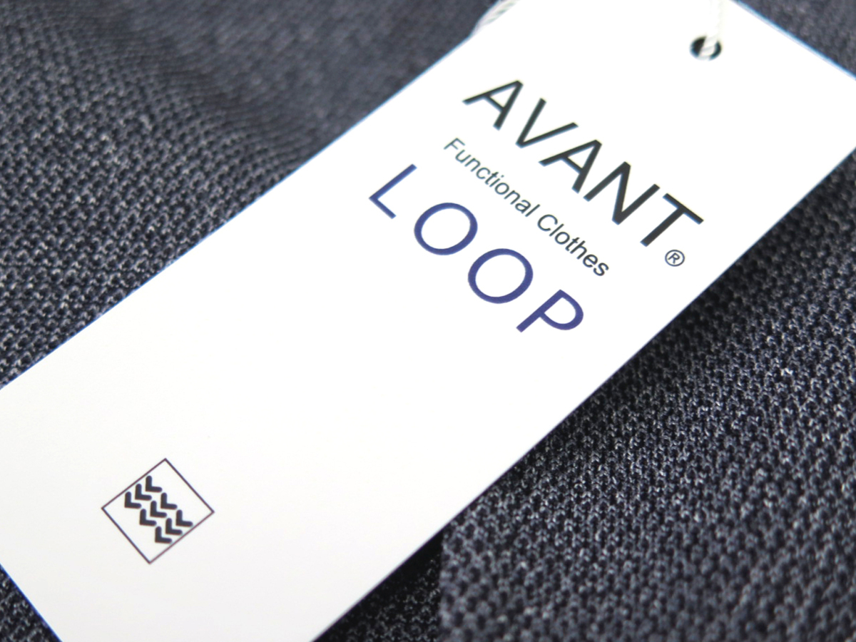 5059●THE SHOP TK タケオキクチ●新品 【洗濯機OK】 AVANT LOOP 鹿の子 セットアップスーツ ネイビー/Lの画像10