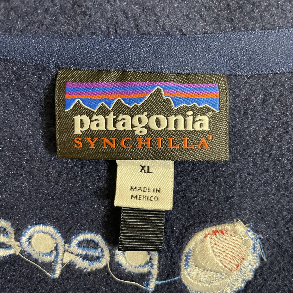 patagonia パタゴニア シンチラ フリースベスト メンズ XL ブルー 25185 アウトドア_画像4