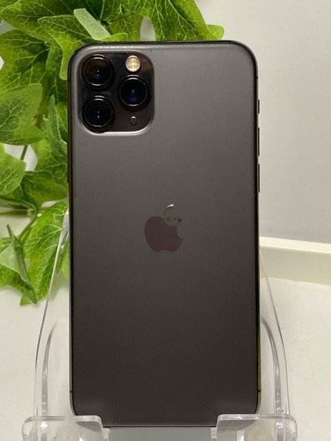 現状 訳あり SoftBank SIMフリー★/ Apple iPhone 11 pro 256GB スペースグレー 判定◯ MWC72J/A ※液晶割れ有り 操作可 Y2の画像3