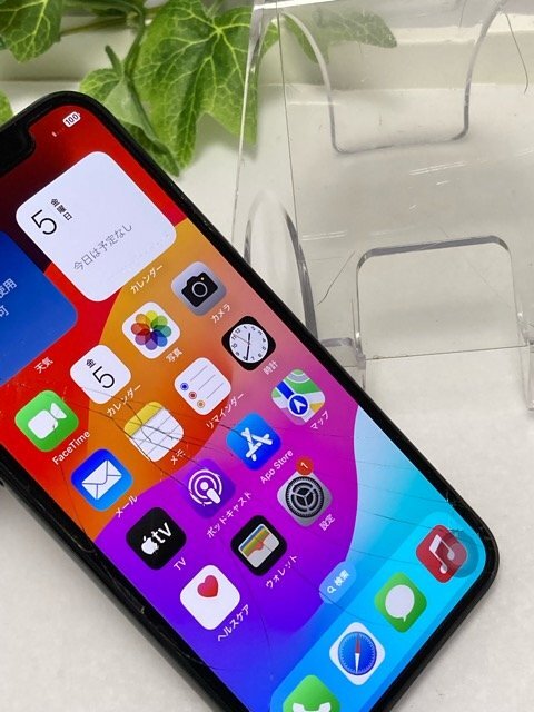 現状 訳あり SoftBank SIMフリー★/ Apple iPhone 11 pro 256GB スペースグレー 判定◯ MWC72J/A ※液晶割れ有り 操作可 Y2の画像2