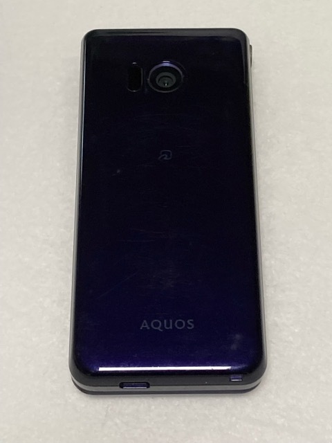 SIMロック解除済み AQUOS ケータイ SH-01J 判定〇 ネイビーブラック★ 中古 現状 ワンセグ 4G ガラホ 携帯電話 本体 A5720の画像4