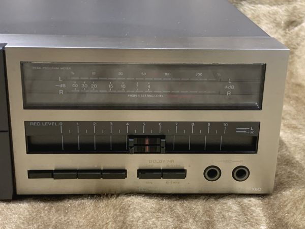 5-15-100 SONY ソニー カセットデッキ テープコーダー MODEL TC-FX6C 音響機器 TAPECORDER オーディオ機器(カセット再生OK)_画像5