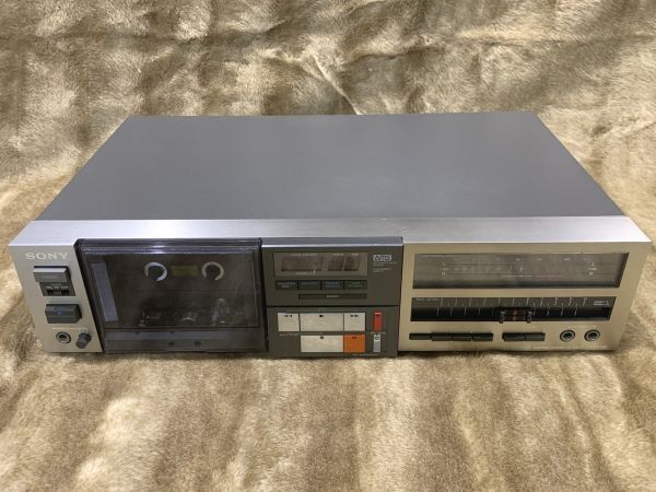 5-15-100 SONY ソニー カセットデッキ テープコーダー MODEL TC-FX6C 音響機器 TAPECORDER オーディオ機器(カセット再生OK)_画像1