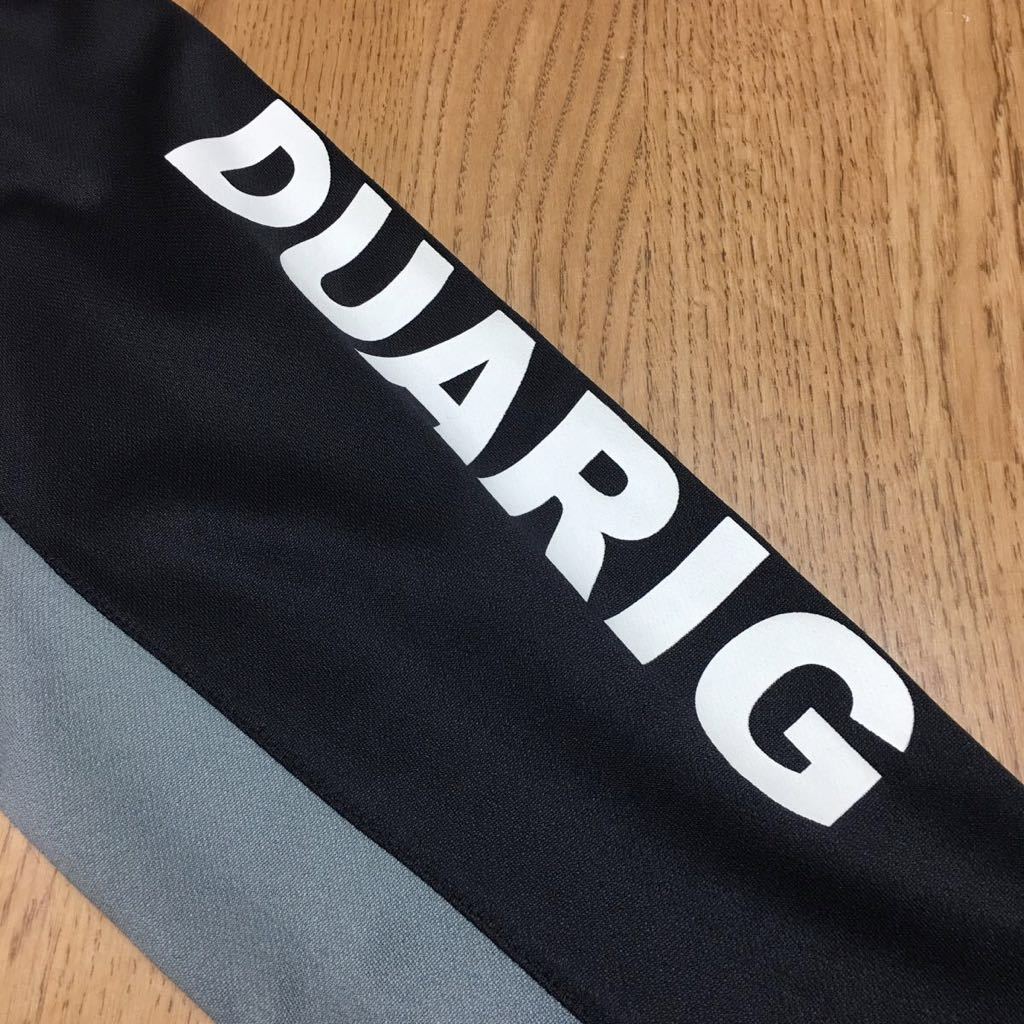 〈DUARIG〉デュアリグ ■* メンズ size S / 黒 ロゴプリント 長袖 トラックトップ フルジップ ジャージ ジャケット / スポーツウエア_画像7