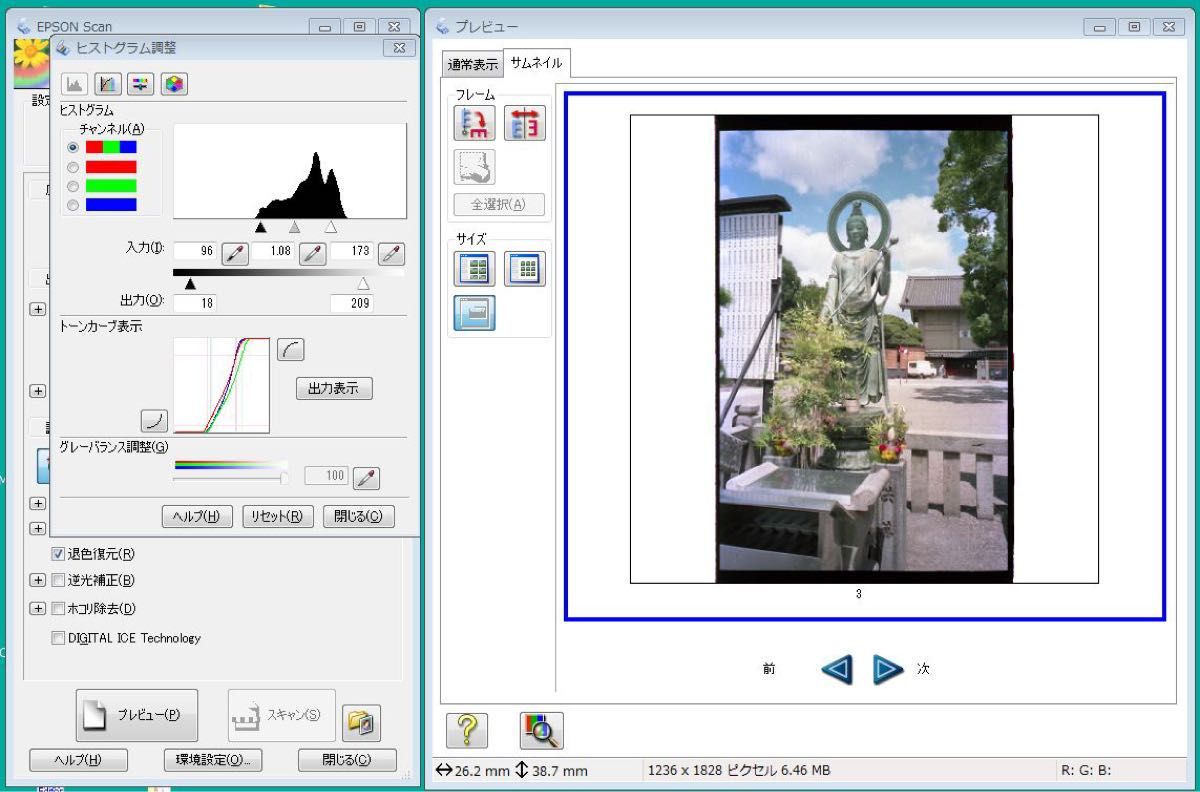 EPSON GT-X830 ネガフィルムスキャン フィルムホルダー付属 動作 EPSON GT-X830 ネガフィルムスキャン フィルムホルダー付属 動作