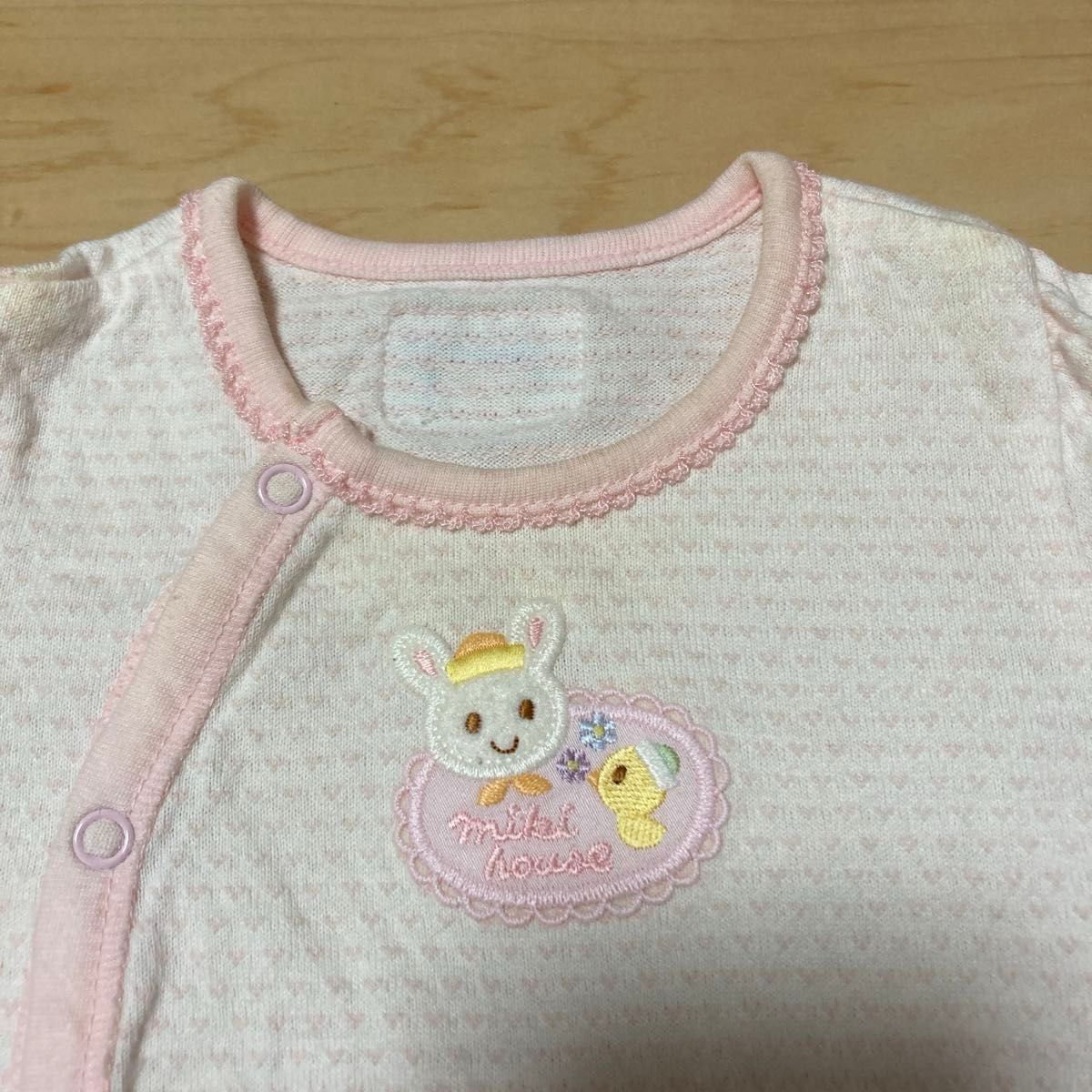 ミキハウス　ロンパース　ホワイト　70  ピンク　60  ZARA baby キャミロンパース   3-6months