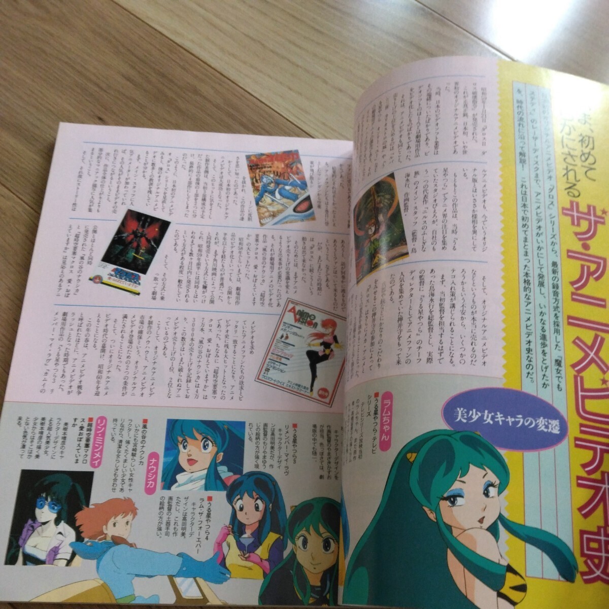 アニメビデオ コレクターズマニュアル 玄光社　昭和61年　1986年12月　_画像2