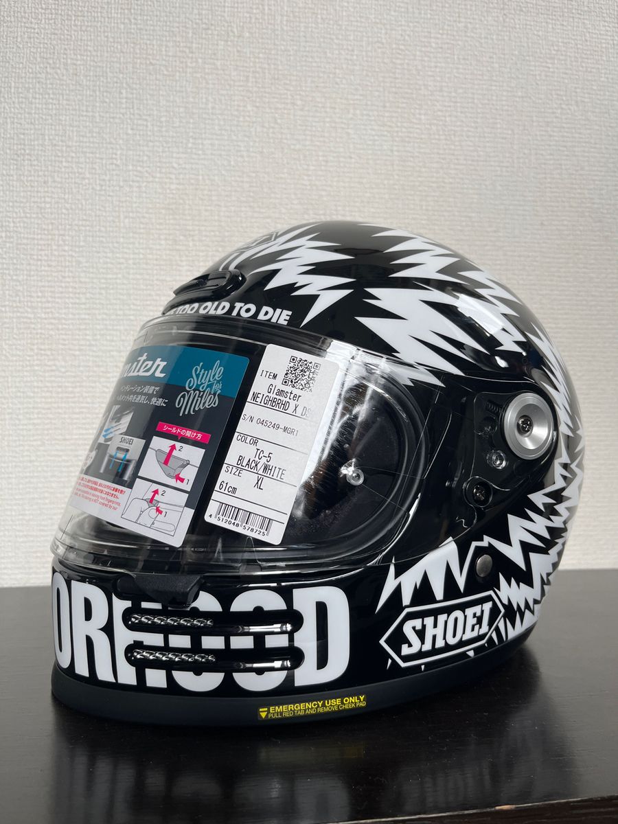 SHOEI GLAMSTER ネイバーフッド× DSC XL 新品 グラムスター SHOEI GLAMSTER ネイバーフッド× DSC XL 新品 グラムスター