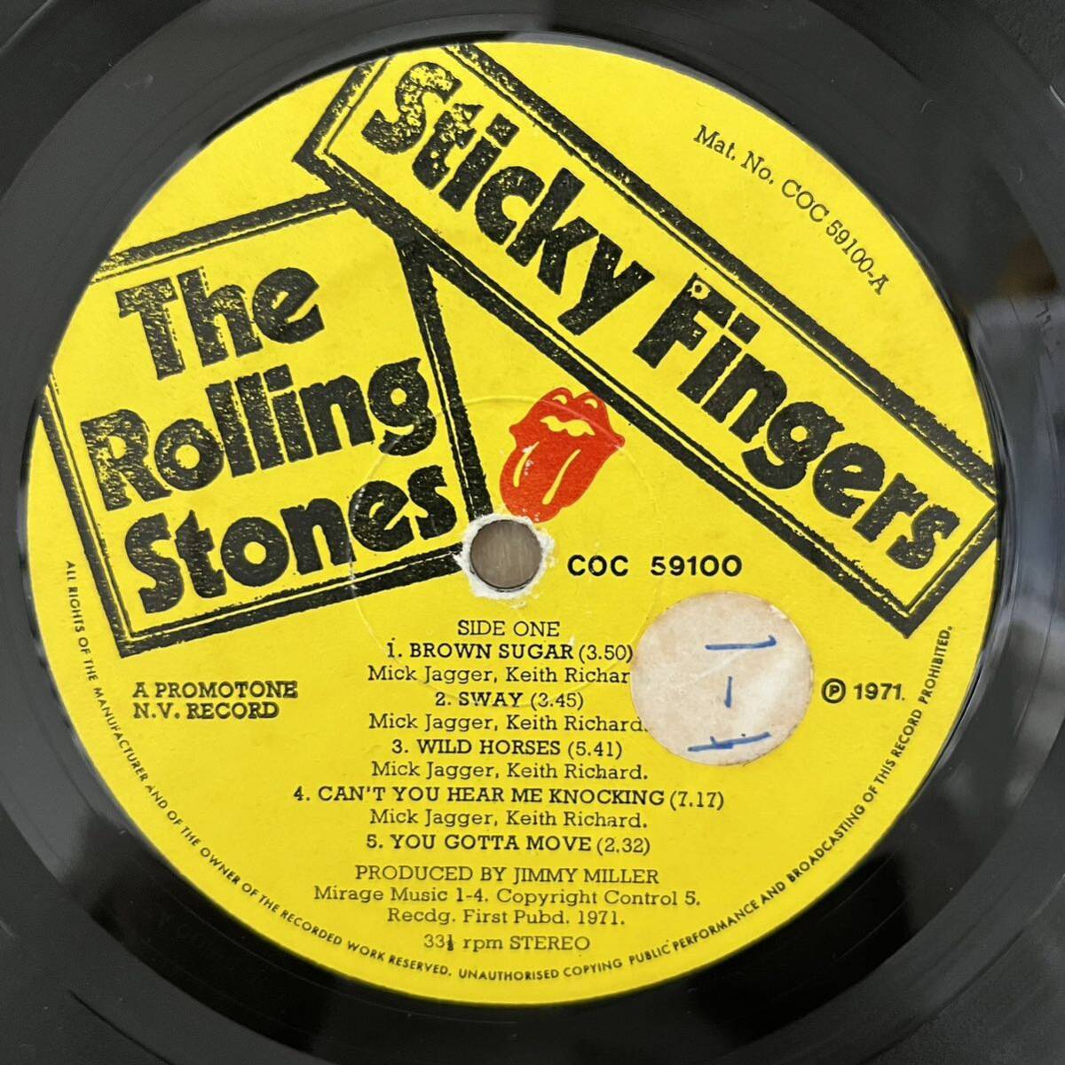 ★［英原盤］The Rolling Stones/Sticky Fingers UKオリジナル★超希少初回マト3/3！★美ジャケ！★超メガレア！★全曲再生確認済み！