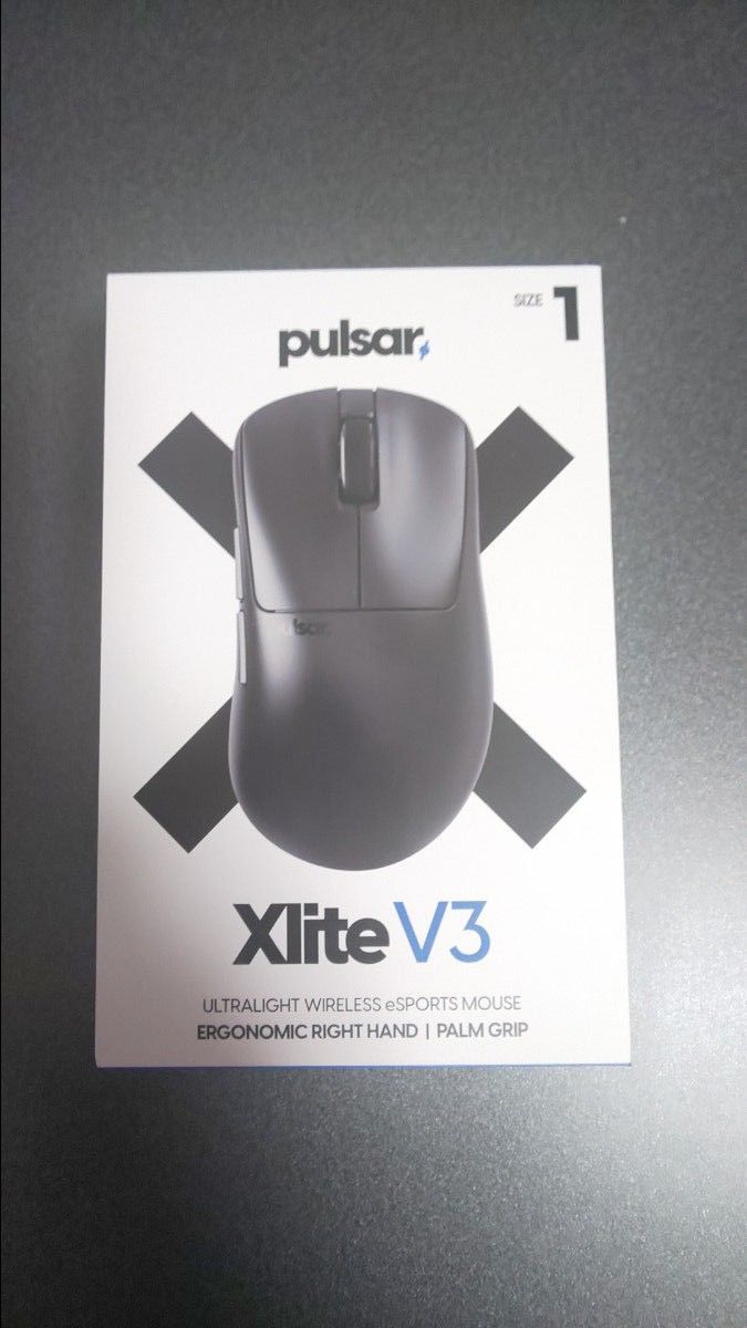 Xlite V3 size 1 pulsar gaming ゲーミングマウス