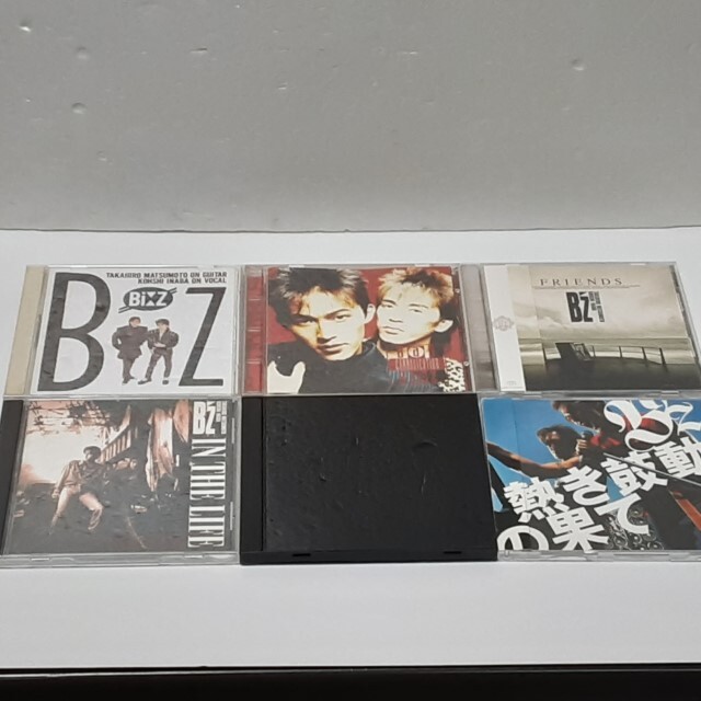 CD　B'z ビーズ　6枚セット　「Bi:Z」　「BAD COMMUNICATION」　「FRIENDS」　「IN THE LIFE」　「RUN」　「熱き鼓動の果て」_画像1