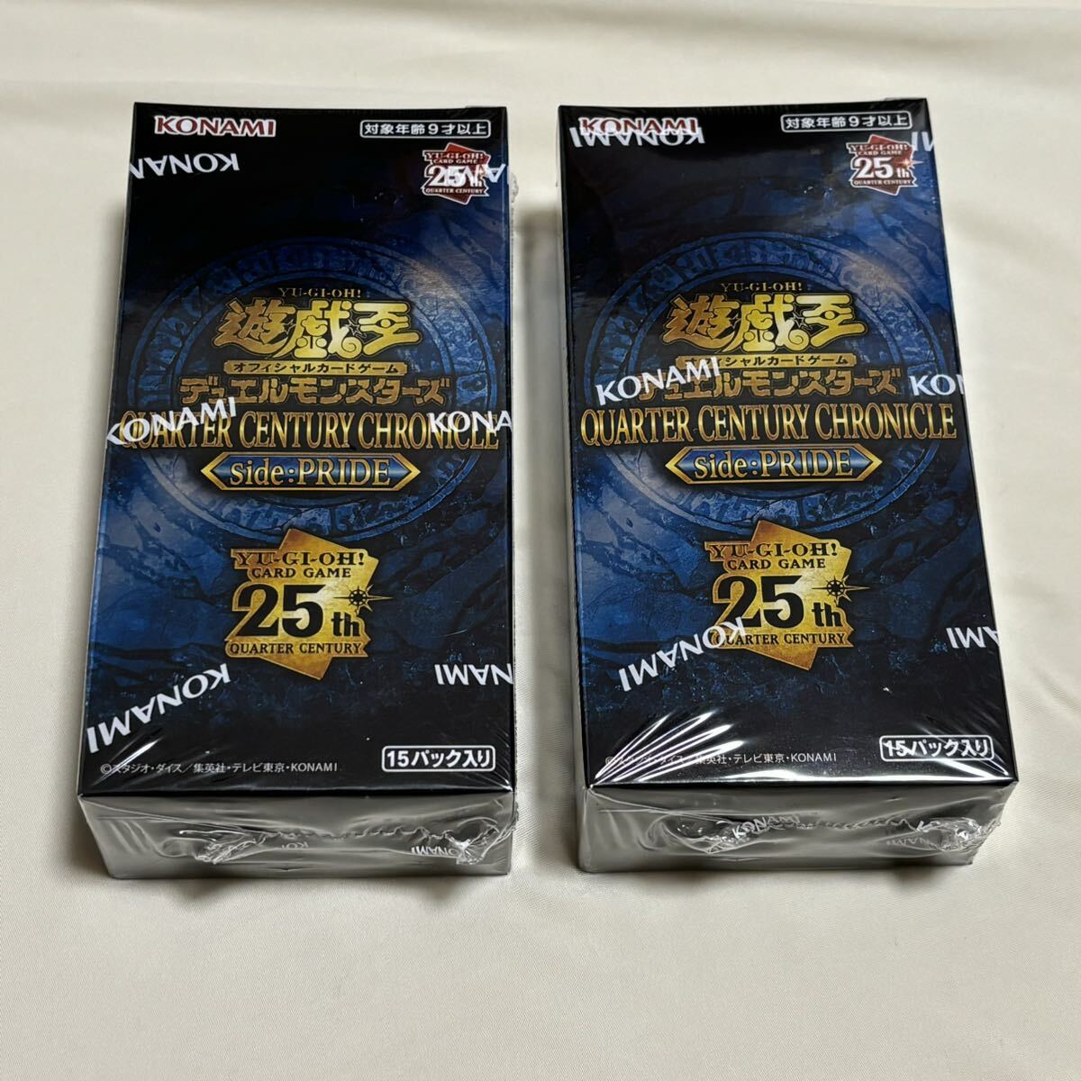 2 box box Yugioh quarter Century Chronicle 25th side PRIDE UNITY Uni ti side Pride inspection ( blue eye. white dragon to-kn