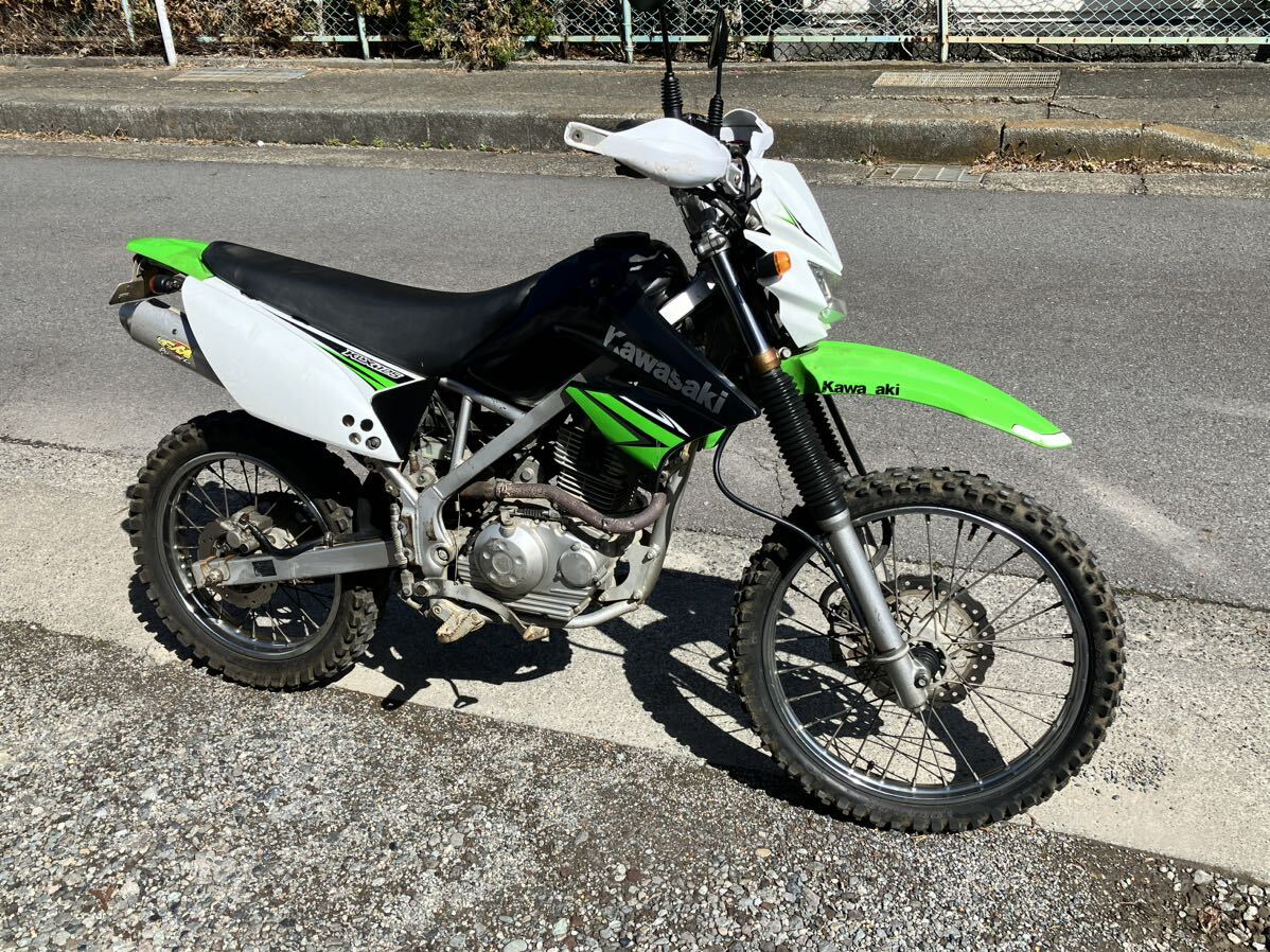 klx125 FI FMFマフラー 自賠責あり 予備カウルありの画像1