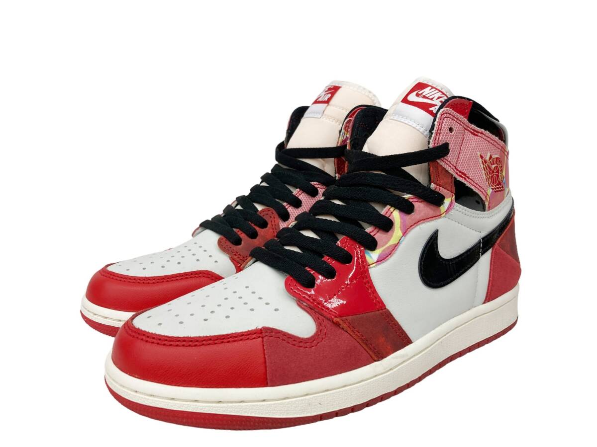 NIKE ナイキ AIR JORDAN 1 HIGH OG SPIDER-MAN エアジョーダン1 スパイダーマン スニーカー DV1748-601 27.5cm US9.5 レッド メンズ/028_画像1