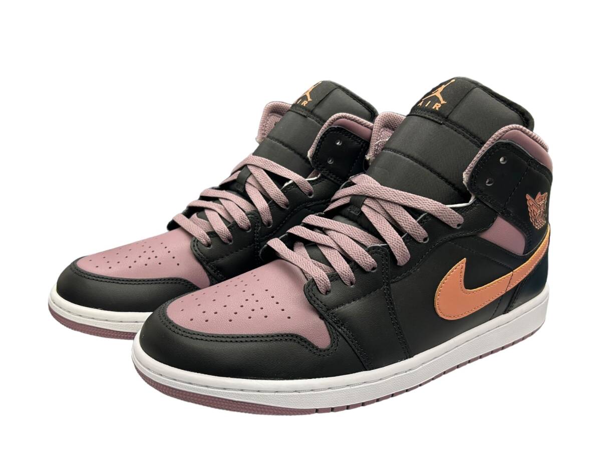 NIKE (ナイキ) AIR JORDAN 1 MID SE エア ジョーダン 1 ミッド スニーカー FB9911-008 US11 29cm ブラック オレンジ パープル メンズ/006_画像1