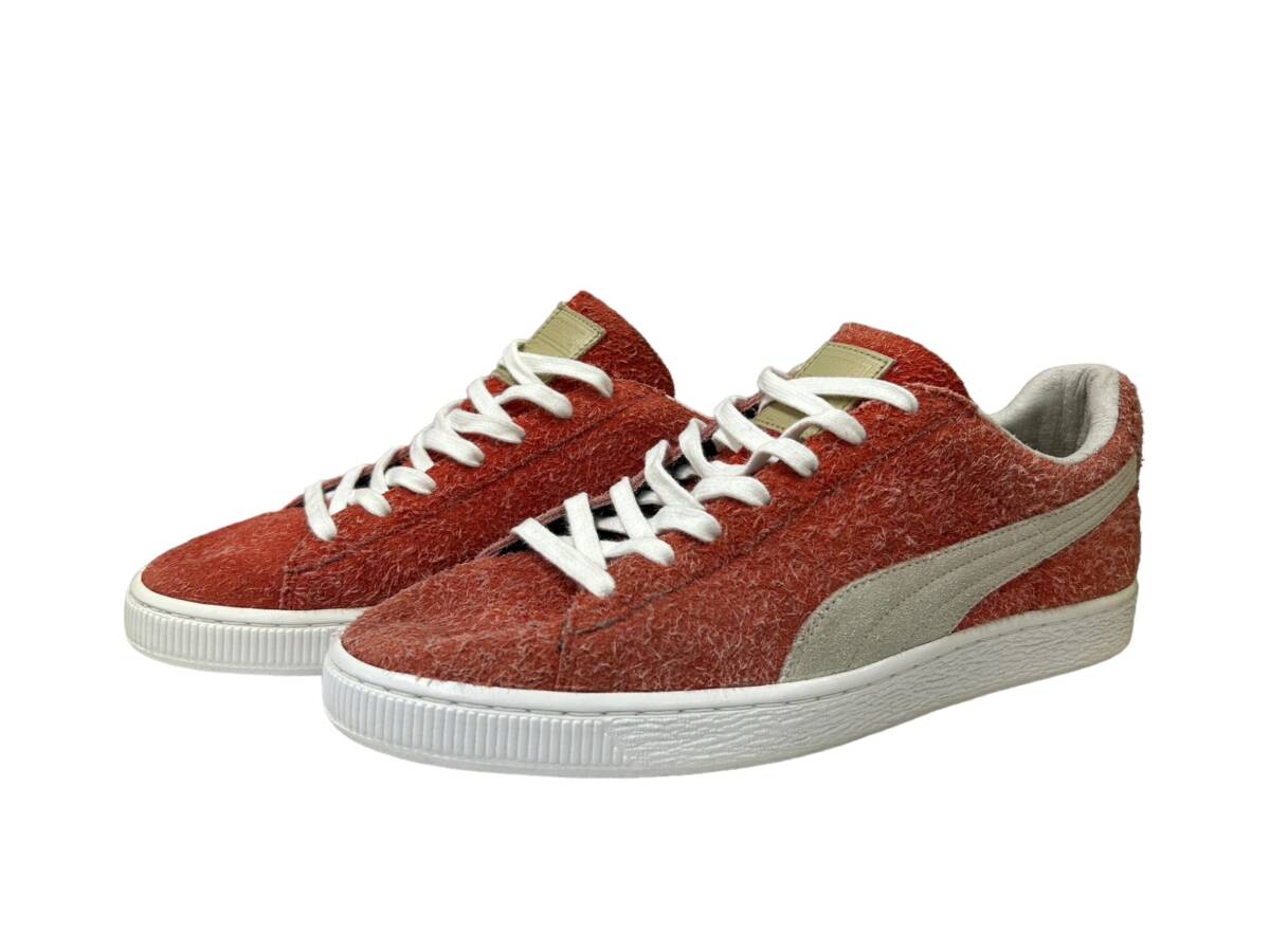 PUMA (プーマ) × MI JAPAN SUEDE ANGORA スニーカー 日本製 スエードアンゴラ 357437-02 赤 レッド 28cm メンズ/025