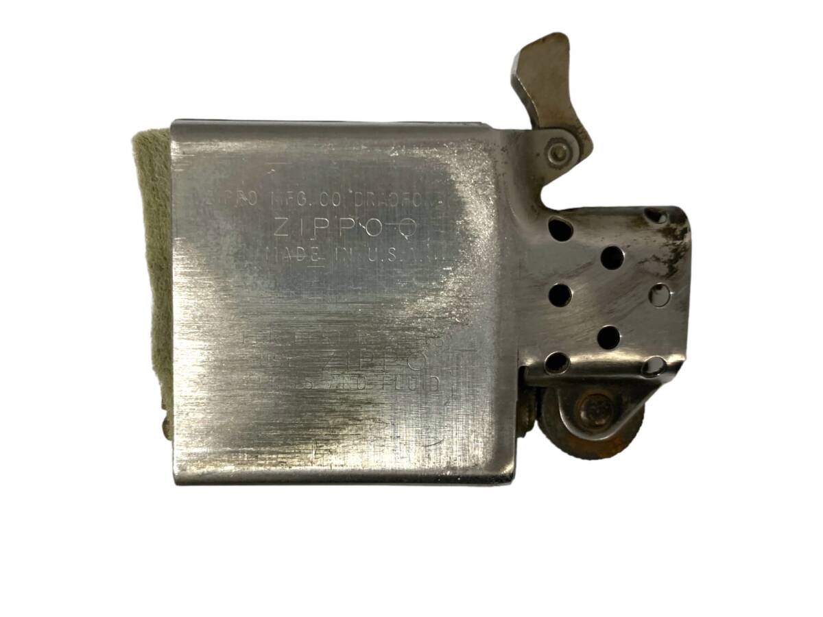 zippo (ジッポー) 1979年製 ビンテージ オイルライター シルバー プレーン 雑貨/091の画像8