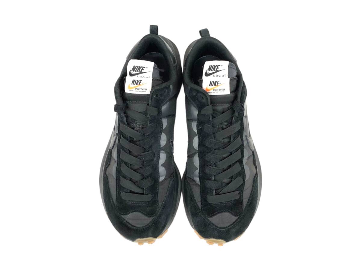 NIKE (ナイキ) VARORWAFFLE SACAI サカイ ヴェイパー ワッフル スニーカー DD1875-001 26.5cm US8.5 ブラック メンズ/091の画像4