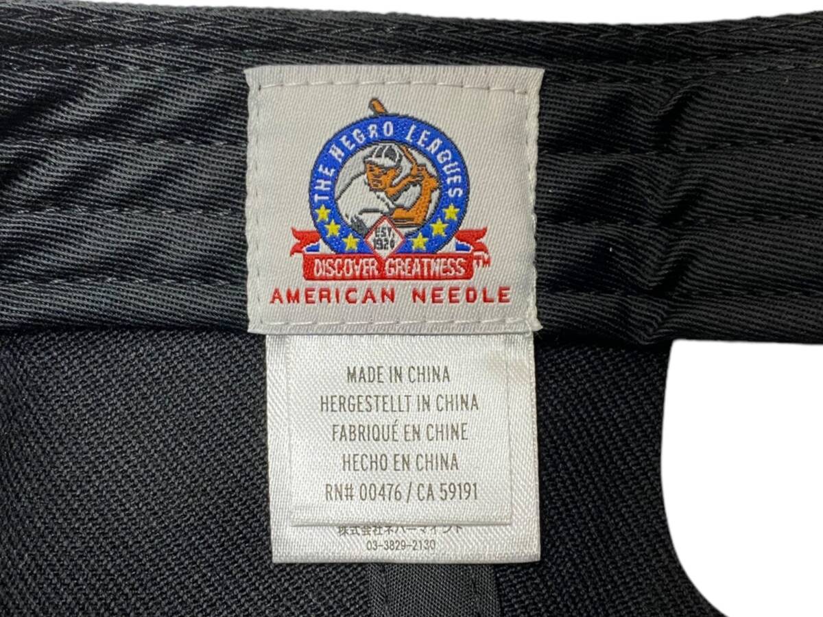 AMERICAN NEEDLE (アメリカンニードル) ARCHIVE 400 SERIES NEW YORK BLACK YANKEES CAP ベースボールキャップ SMU672A-NBY 黒/009_画像6