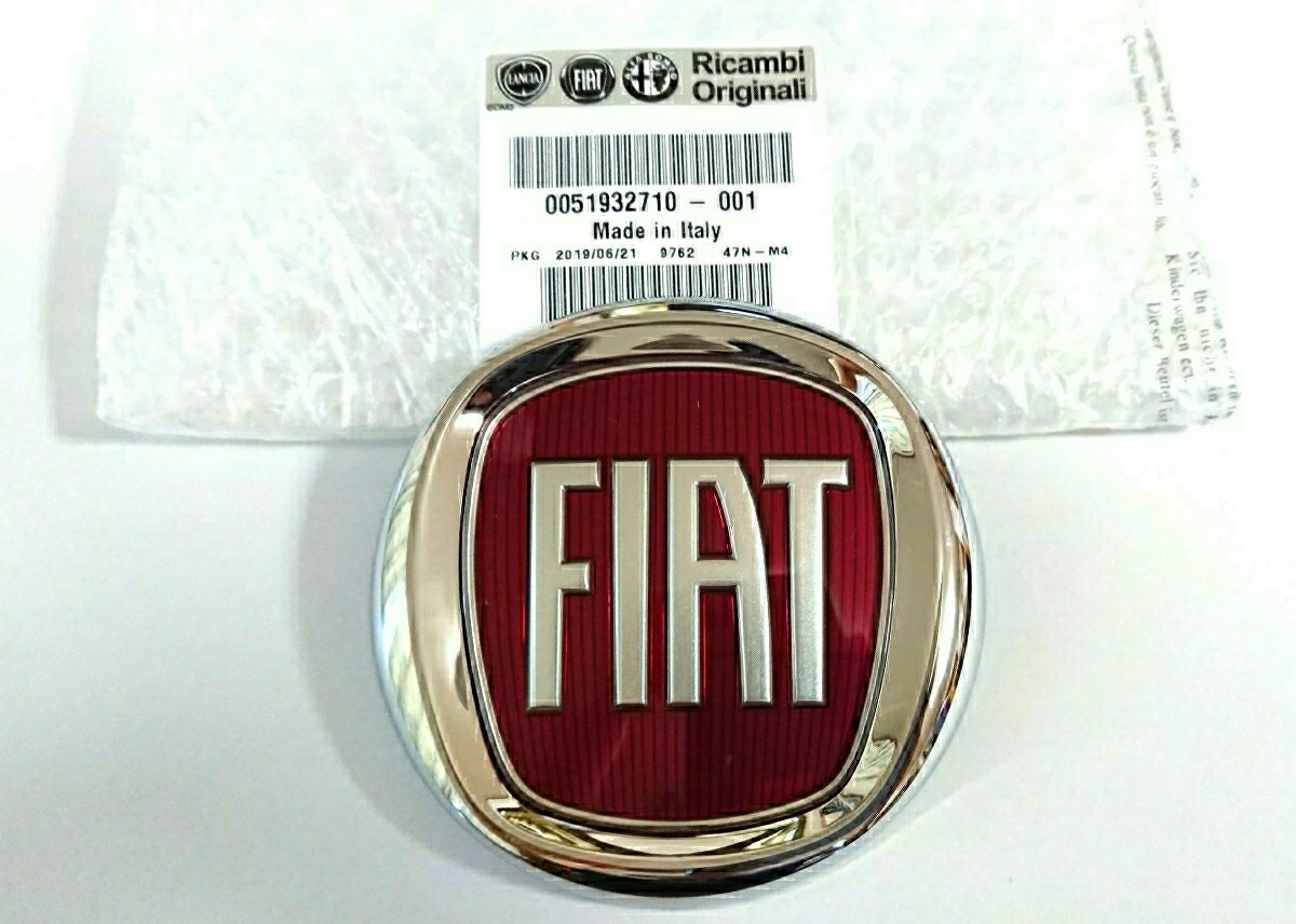 Fiat500* Fiat оригинальный передний эмблема новый товар No.0051932710[ бесплатная доставка ] Fiat 500