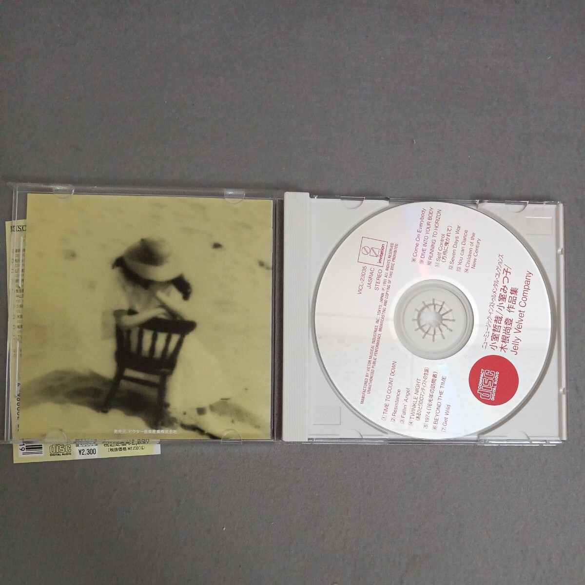 帯付　美品　Jelly Velvet Company 小室哲哉　小室みつ子　木根尚登　作品集　 CD　VICL-23035_画像4