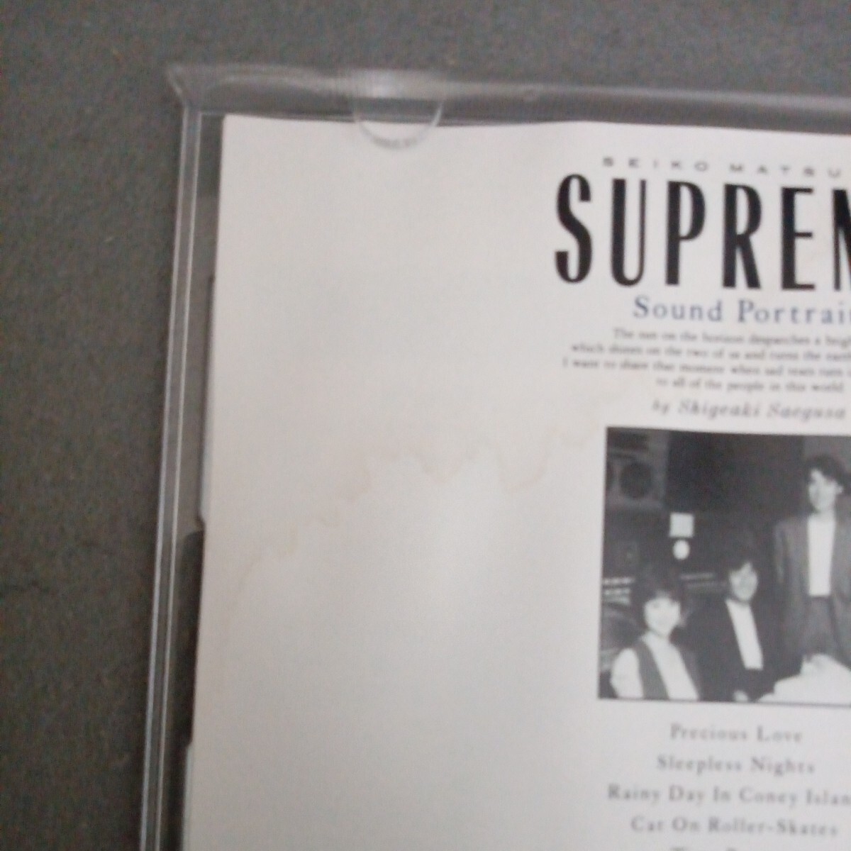 美盤 三枝成彰 松田聖子 Supreme Sound Portrait CD 32DH 518の画像4