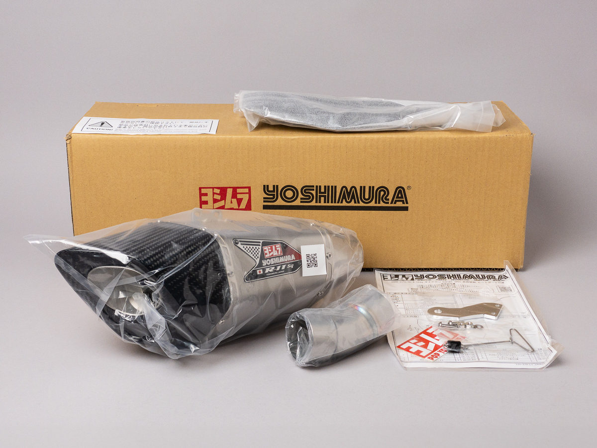 ヨシムラ Z900(18) スリップオンマフラー R-11Sqサイクロン EXPORT SPEC サテンフィニッシュカバー(SSF) ,ZR900B_画像1