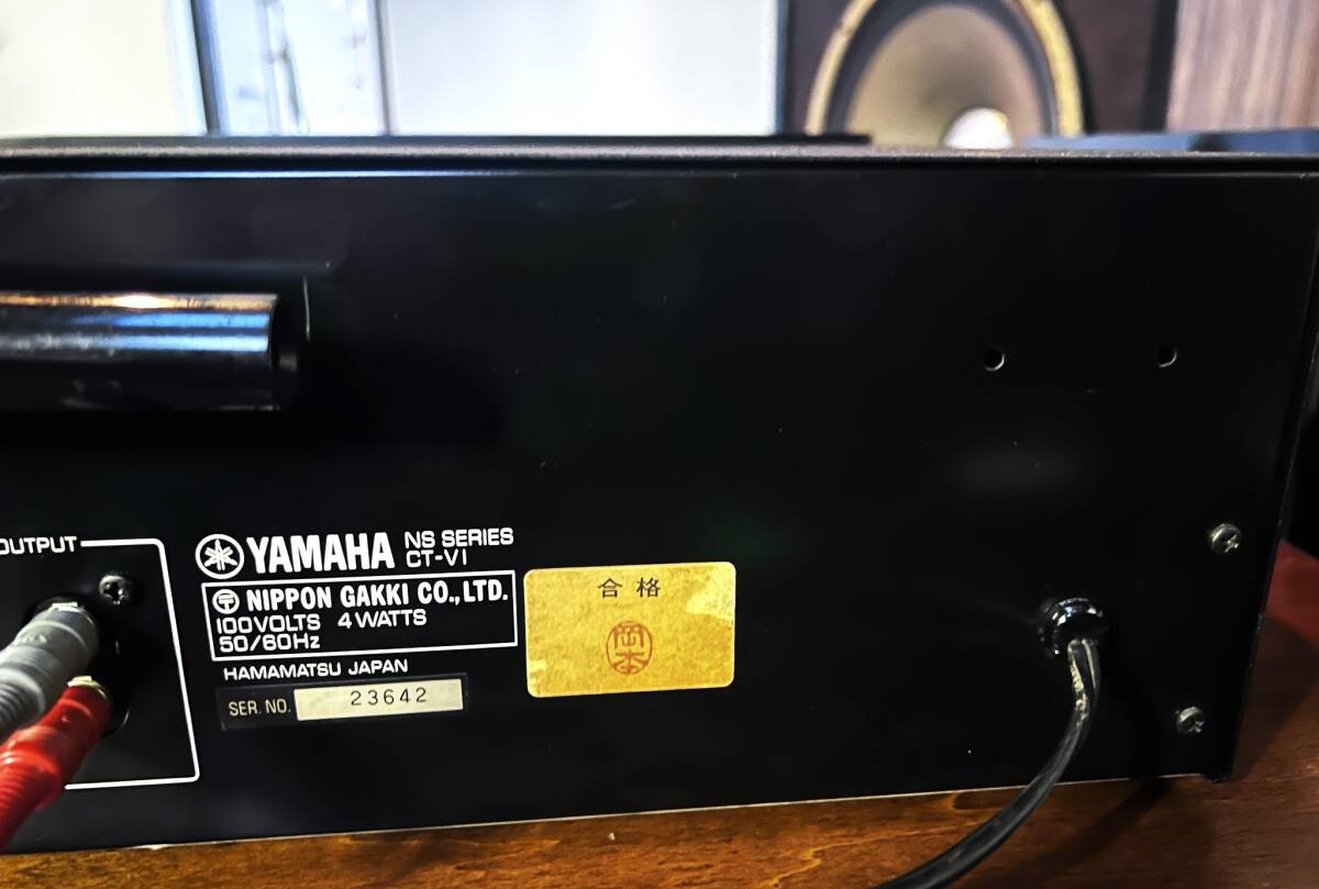 美品/良品☆受信動作確認済☆YAMAHA CT-V1  FM/AMヴィンテージチューナー☆1978年モデルの画像9