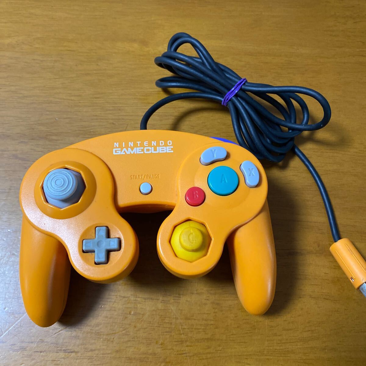 Nintendo ゲームキューブ コントローラー オレンジ エメラルドブルー の画像2
