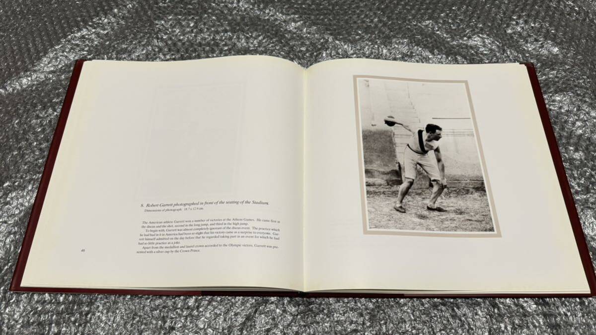 大人の上質 洋書 第1回 オリンピック アテネ大会 100周年 写真集 1896年 スポーツ選手