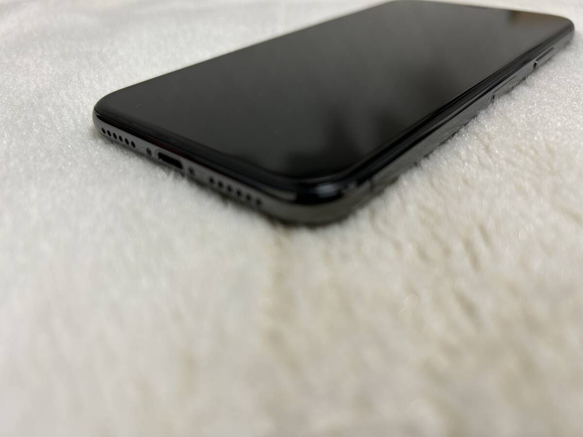 送料込み！ iPhone X 256GB スペースグレー 美品 シムロック解除済みの画像6