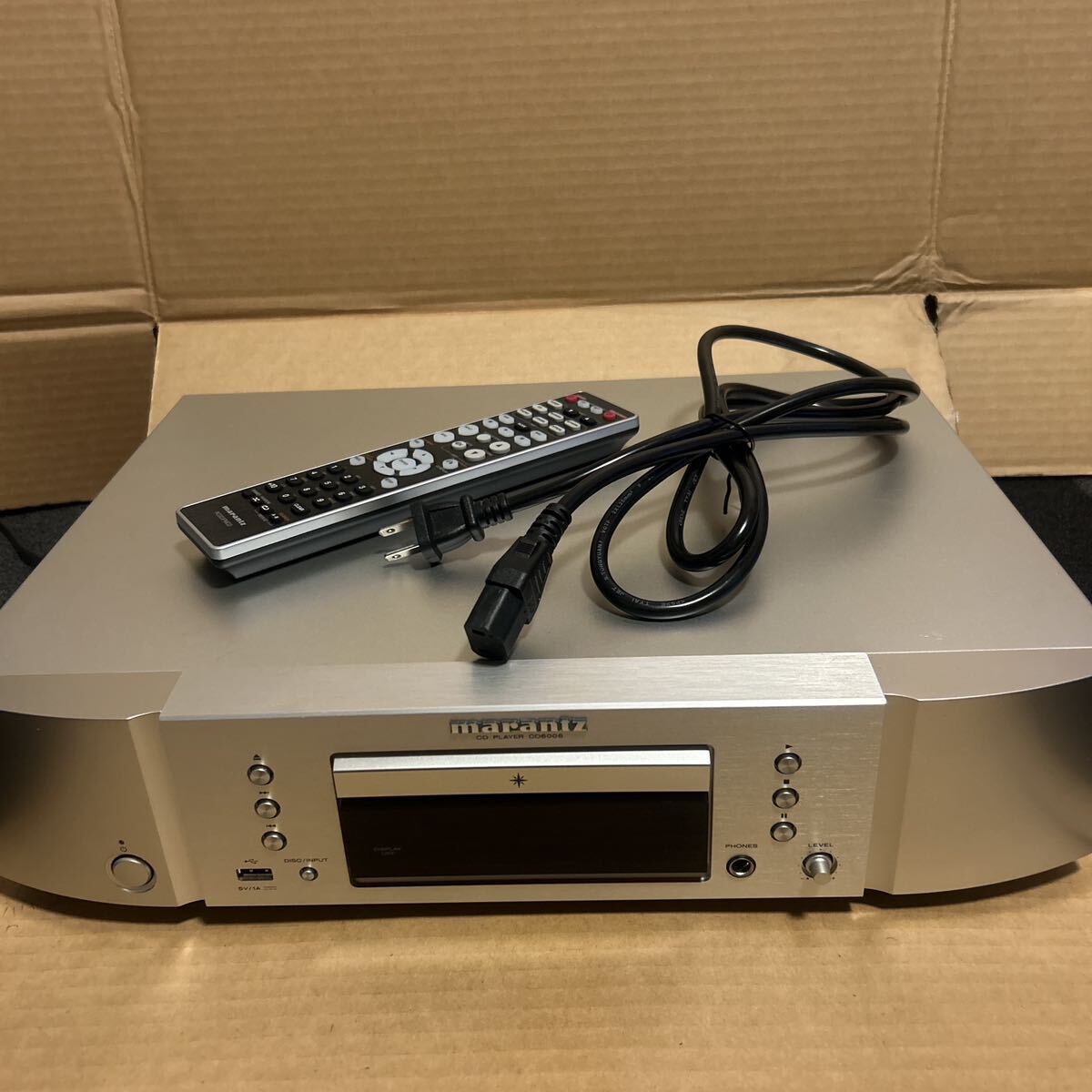 marantz cd6006マランツ CDプレーヤー 2017年製の画像1