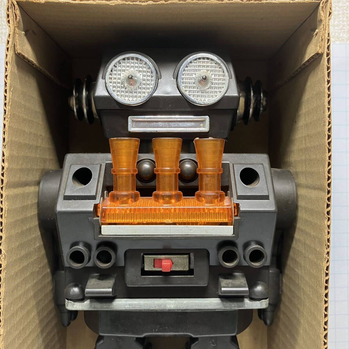 スーパーアストロ マシンロボット アクショントーイ フィギュア 単二乾電池二本使用 アンティーク ヴィンテージ 当時物 昭和 レトロ