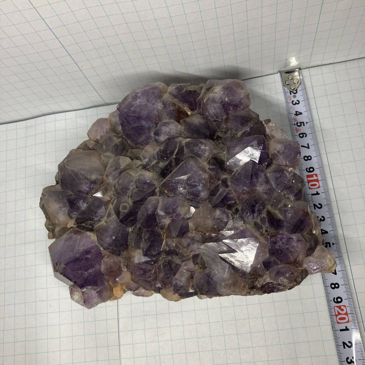 原石 天然石 鉱物 紫水晶 国産鉱物 パワーストーン アメジスト 蛍石 標本 アンティーク ヴィンテージ 置き物の画像4