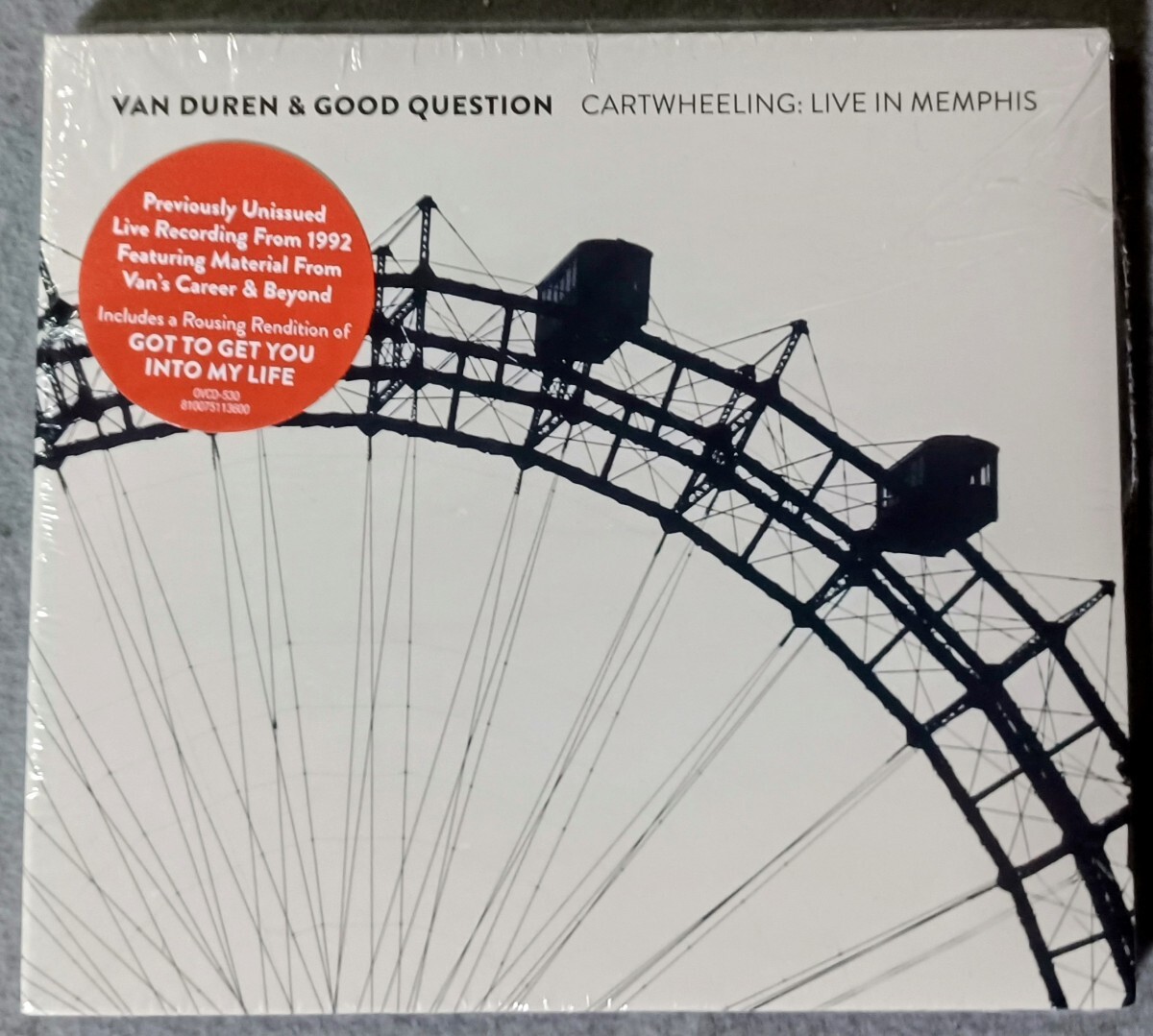 Van Duren ＆ Good Question - Cartwheeling: Live In Memphis CD アルバム 輸入盤の画像1