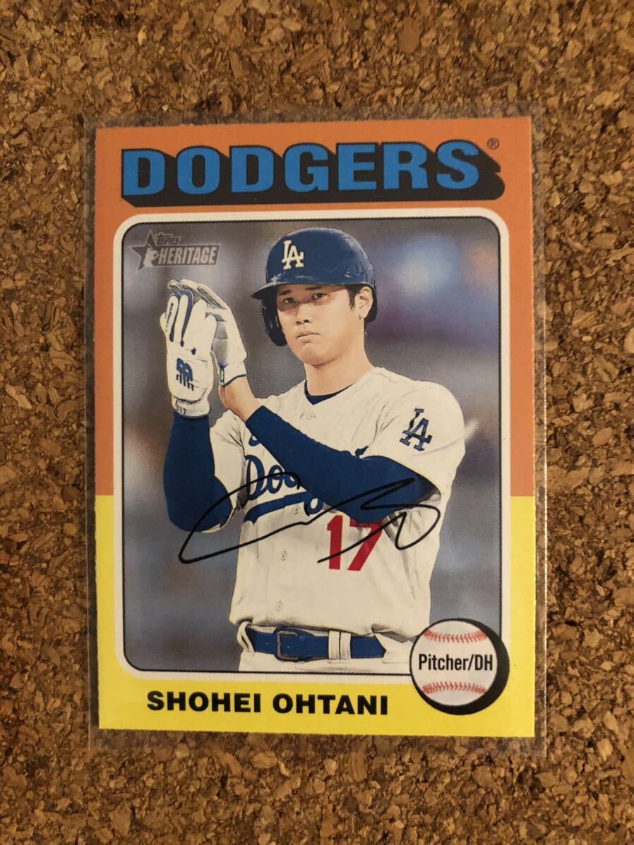 大谷翔平 2024 Topps Heritage Baseball #371 Shohei Ohtani, Los Angeles Dodgers No.2の画像1
