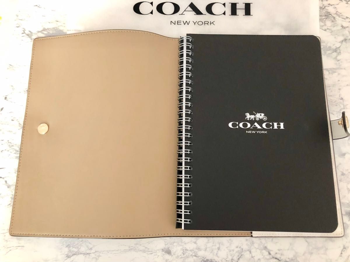 COACH　コーチ　ノートカバー ノートブック　新品 