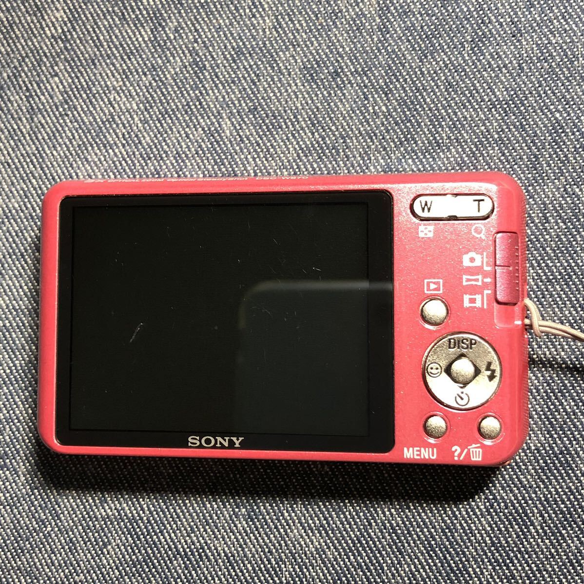 ●SONY ソニー コンパクトデジタルカメラ DSC-W570 Cyber-shot サイバーショット 16.1メガピクセル デジカメ ピンク ケース付き V4の画像3