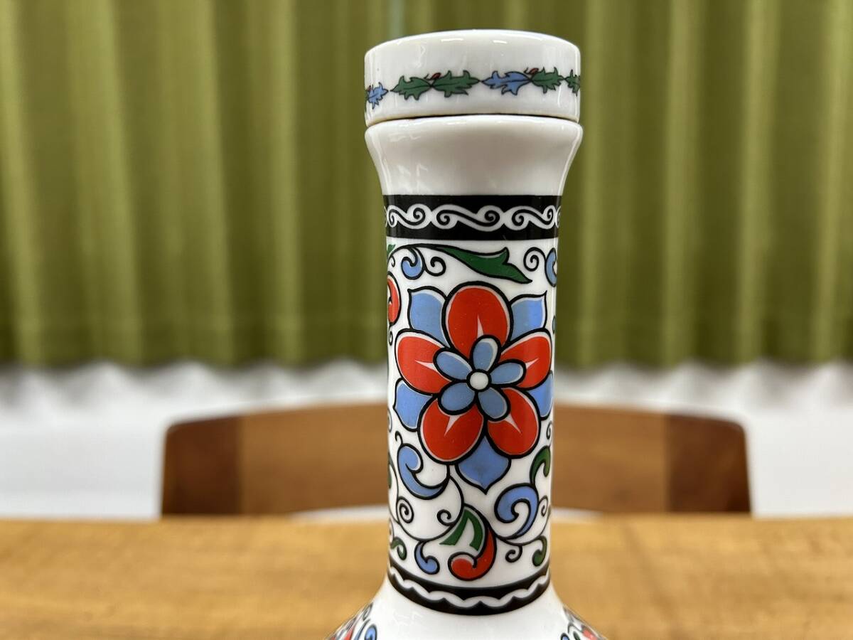 METAXA メタクサ 空瓶 陶器 ギリシャ ポーセリン クラフト 花器 一輪挿し フラワー 装飾 飾り オブジェ 置物 民藝_画像2