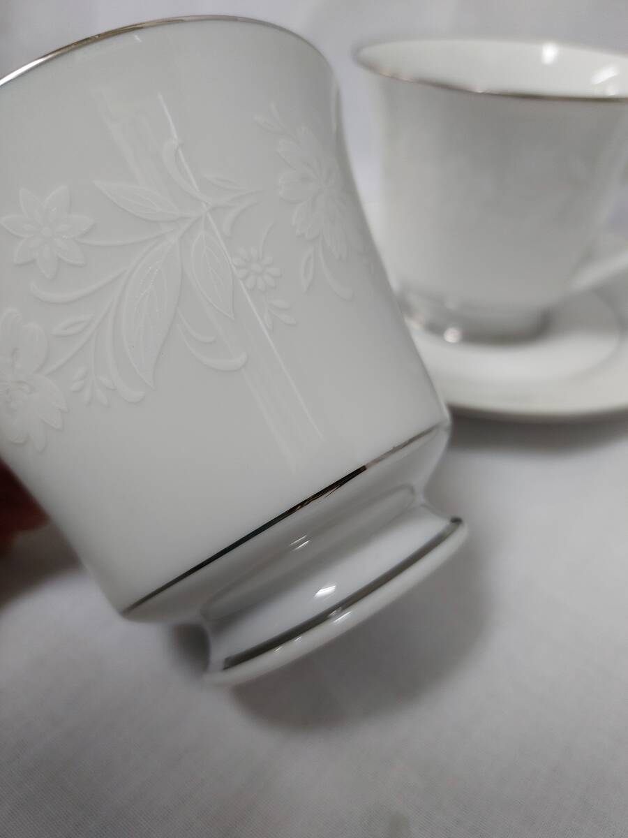 ノリタケ　Noritake　RANIER 6909 カップ　&　ソーサー　5客セット　美品　箱無し