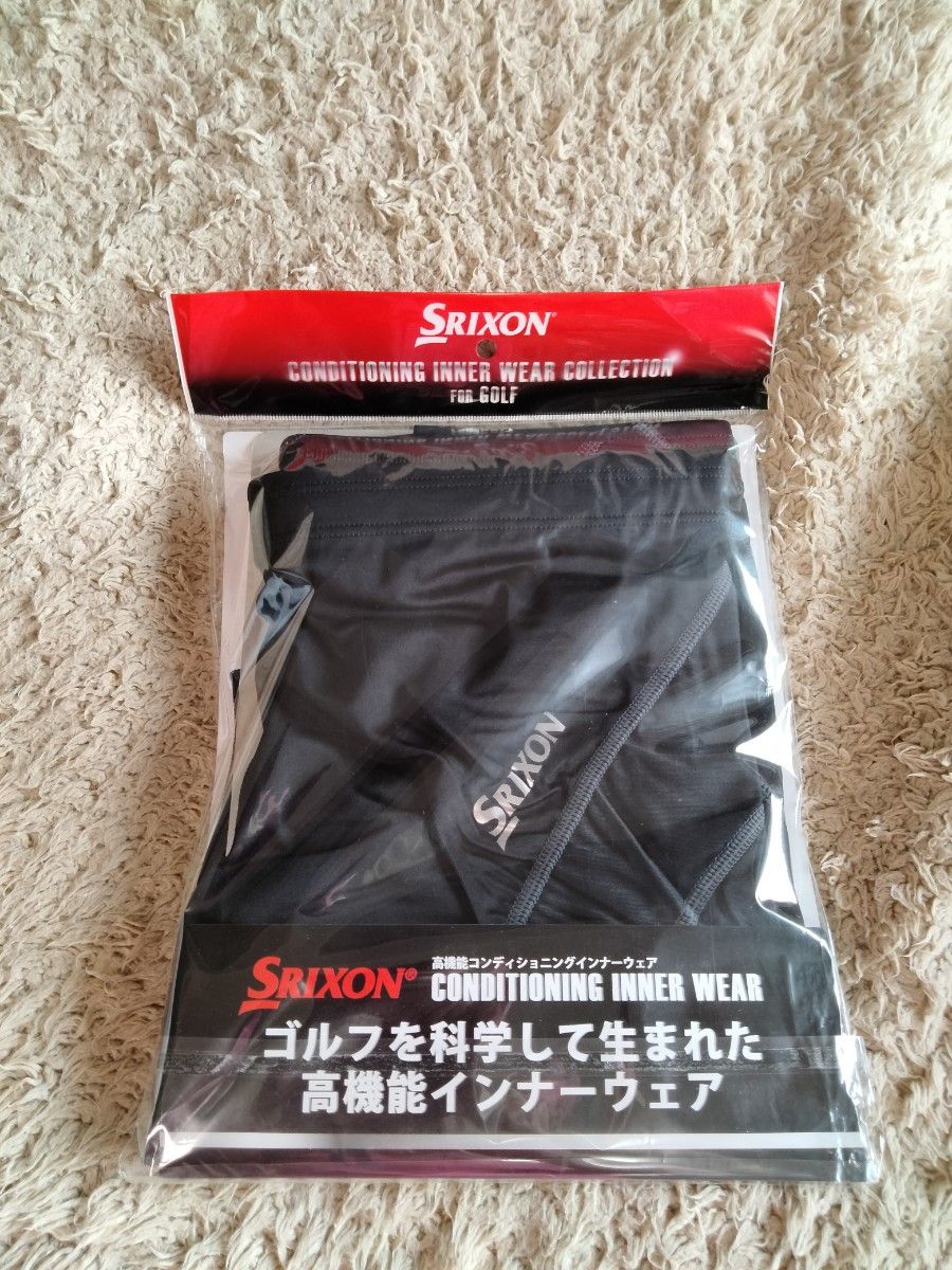 新品　SRIXON　スリクソン　メンズ　スポーツタイツ　インナータイツ　インナー　タイツ　インナーウェア　アンダーウェア　黒　LL
